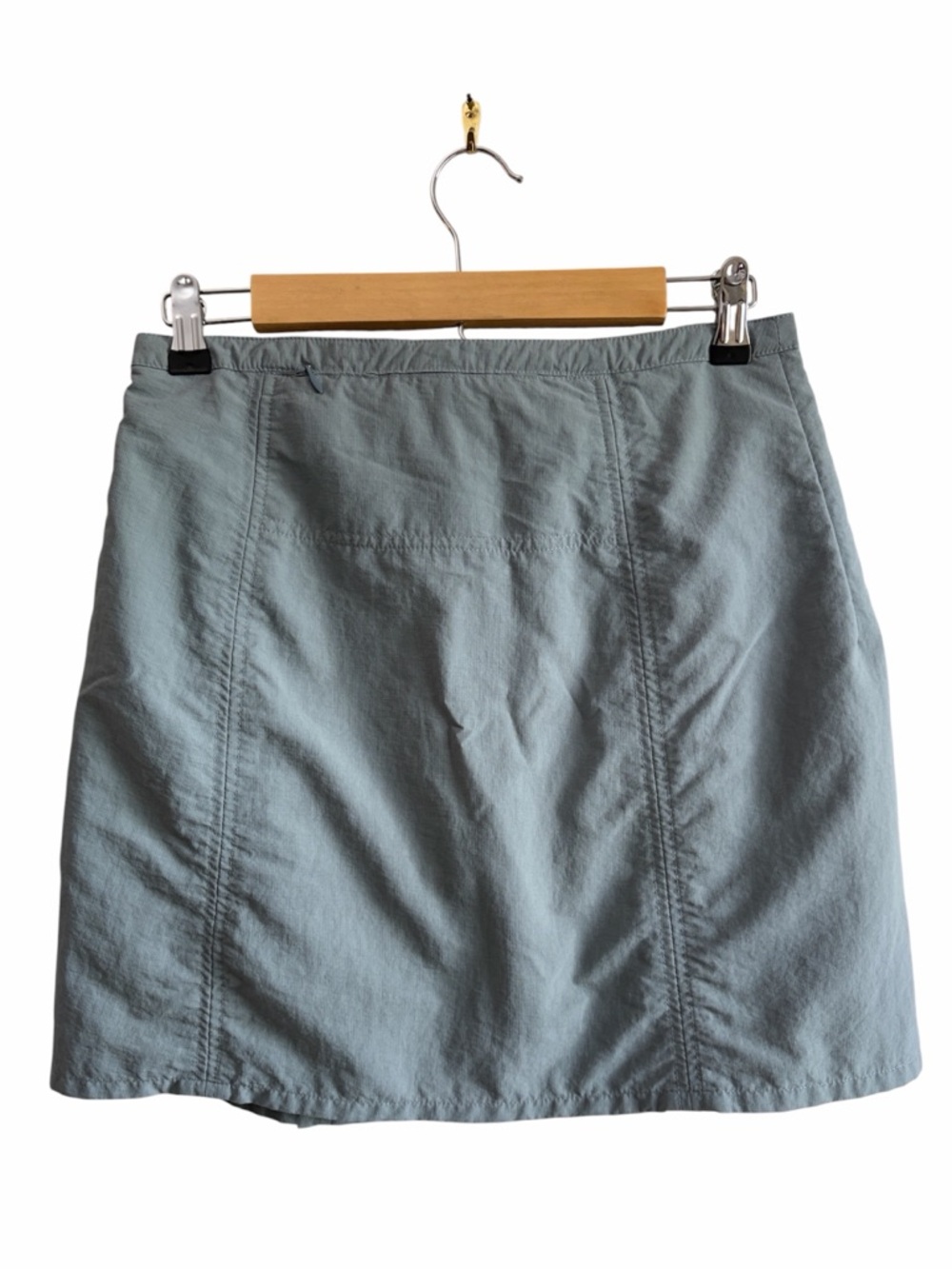 Royal Robbins Hiking Outdoor Dusty Blue Gray A-Line Skort Size 4 100% Nylon - Picture 2 of 14